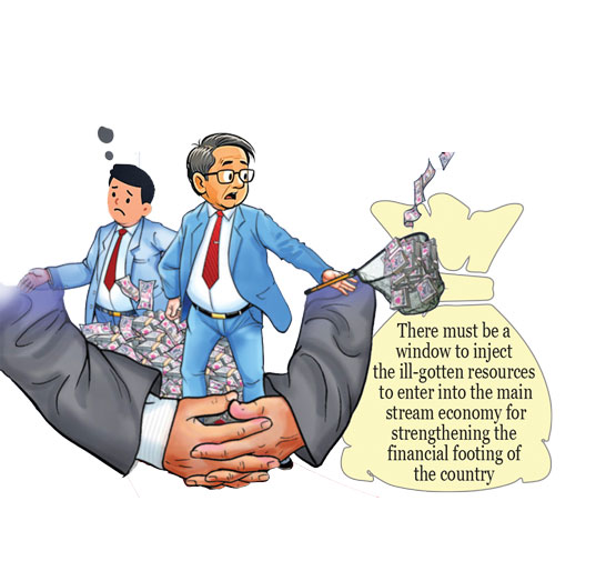 Opportunity coming back  to whiten black money