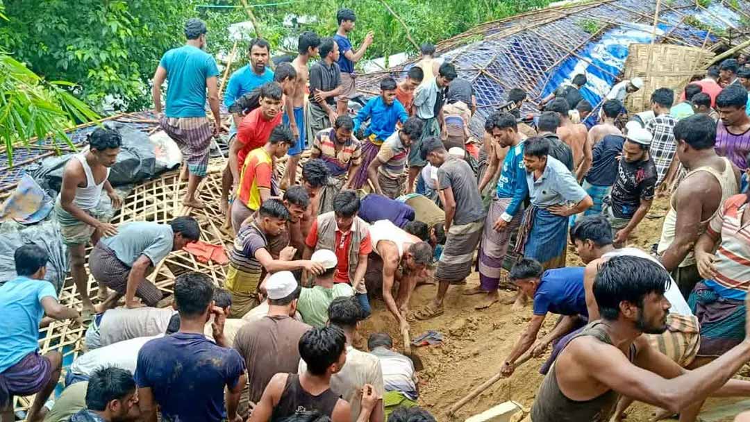 Ukhiya landslide kills 8 Rohingya girls
