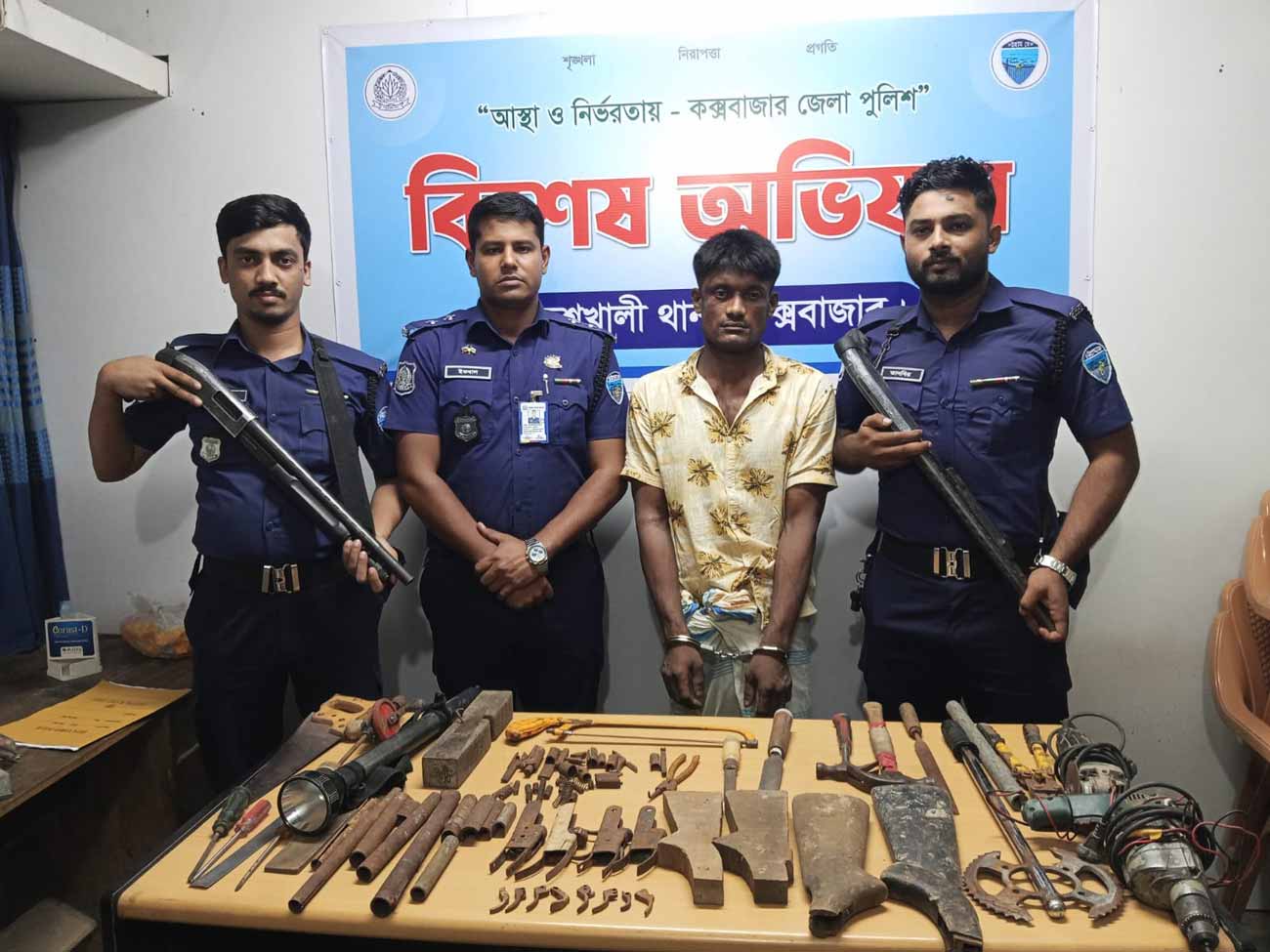 Arms workshop found in Maheshkhali, One held
